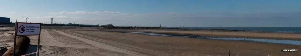 Panorama depuis la plage de Malo les Bains