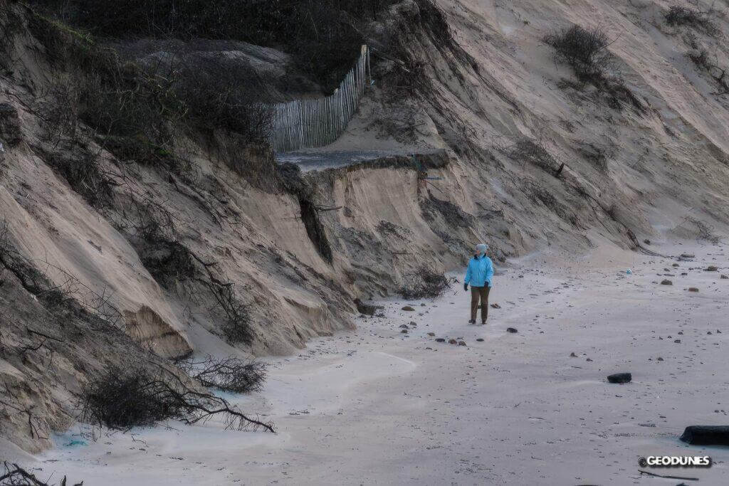 Etat de la dune d’Aval, Janvier 2015