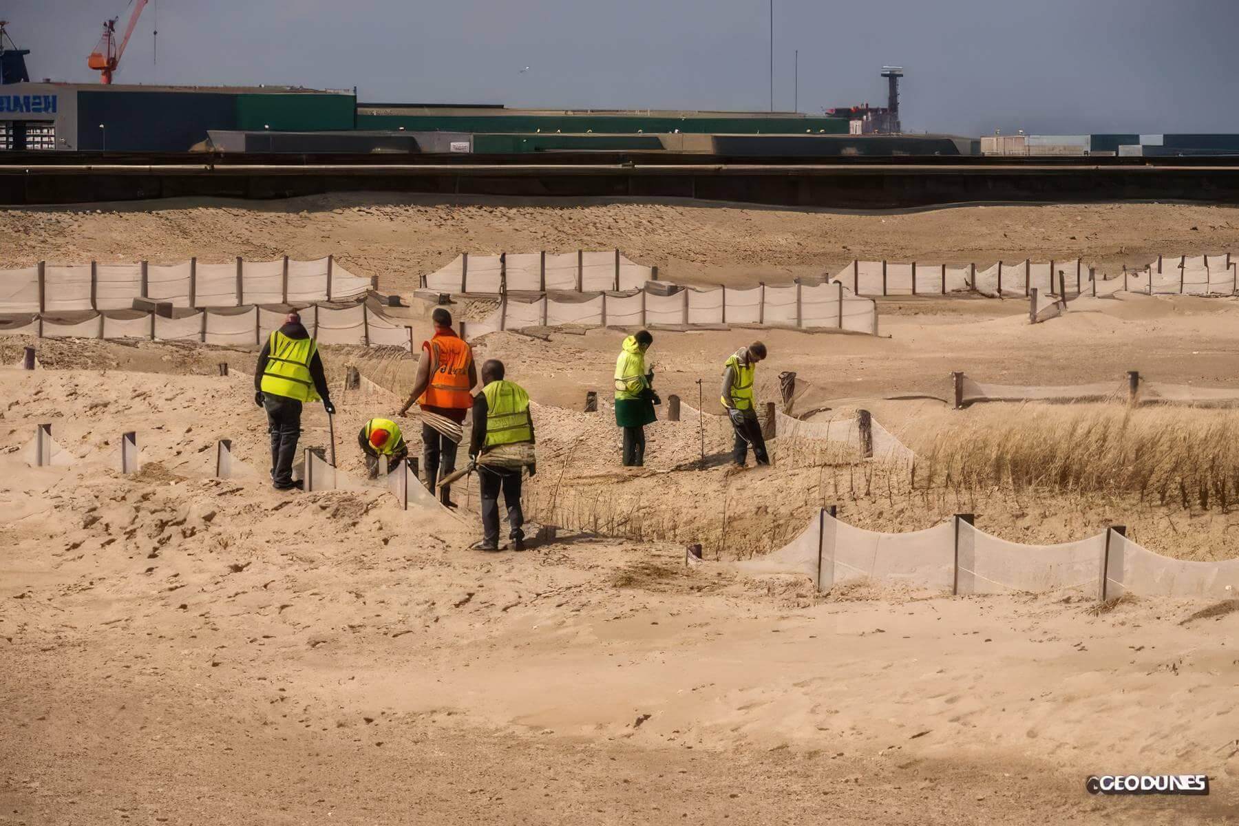 Plantation d’oyats, digue des alliés-2016