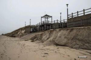 Front de mer de Zuydcoote - Tempête Egon