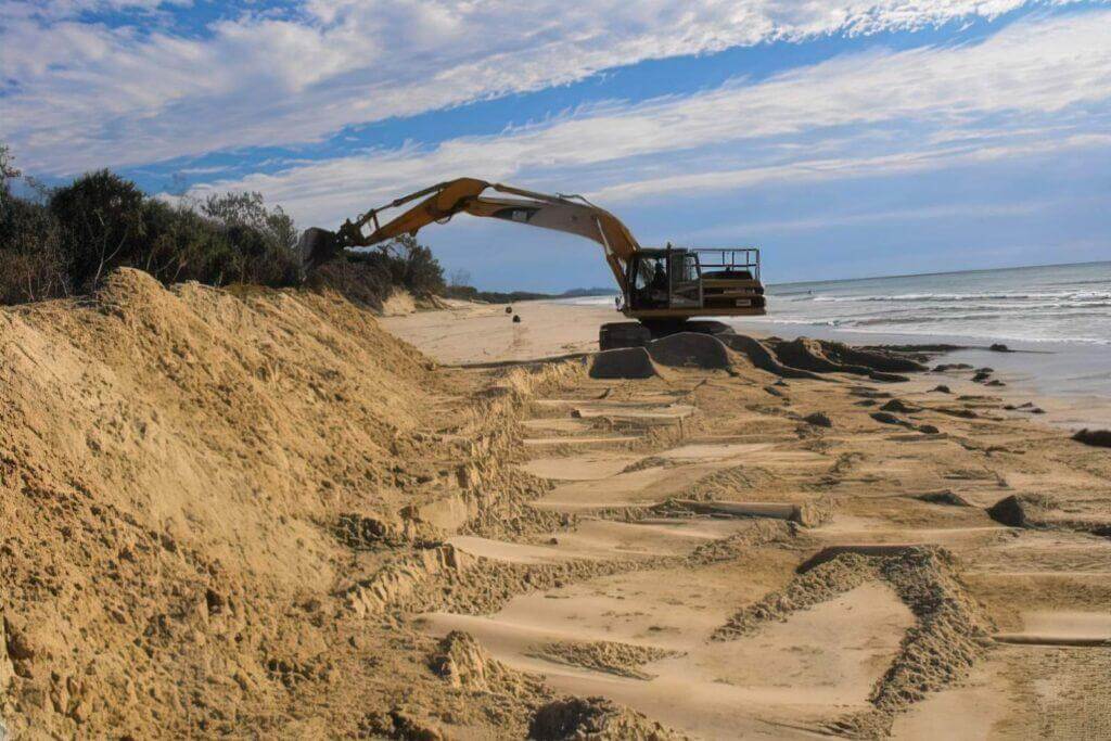 New Brighton - Beach Scraping