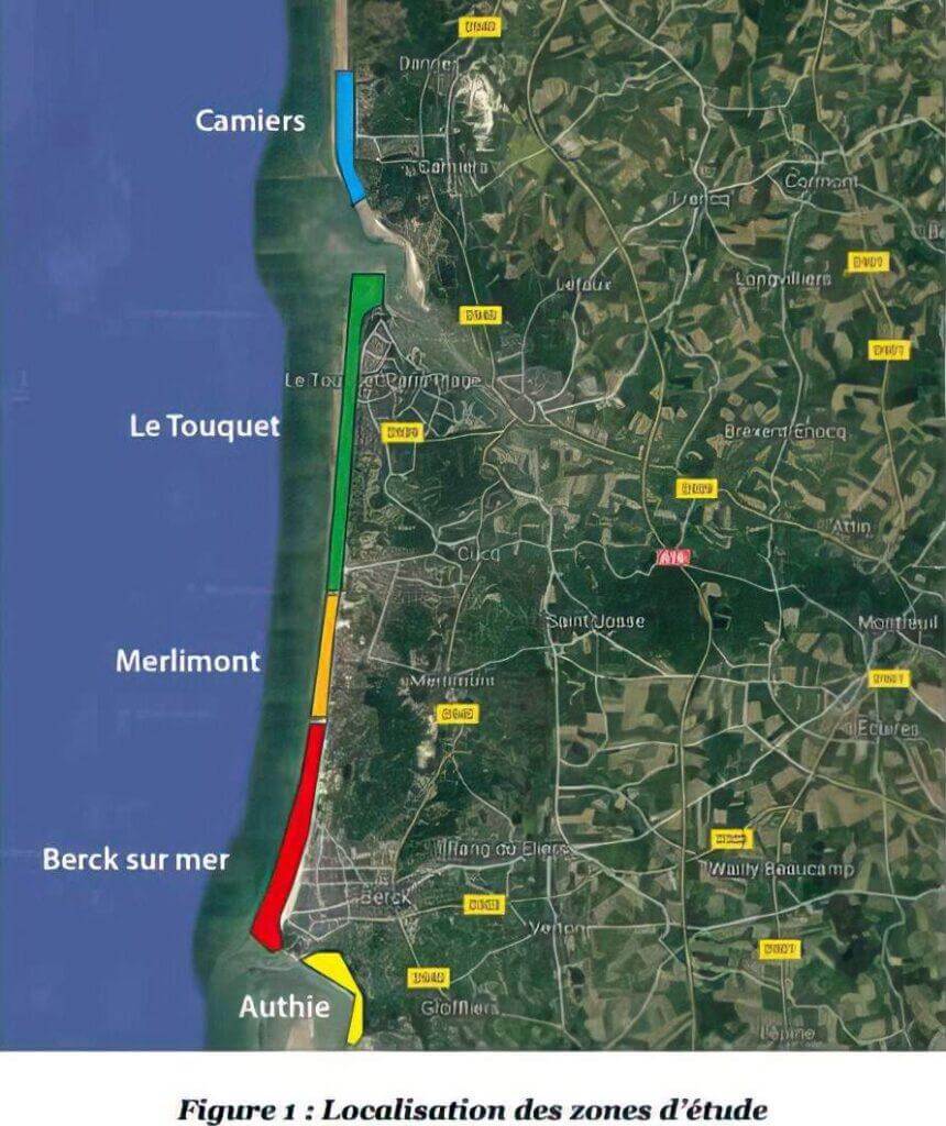 Suivi morphosédimentaire des plages de la CA2BM-localisation-2019