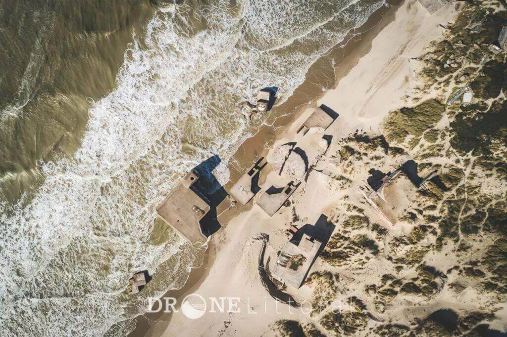 Berck sur mer Les blockhaus, marqueurs de l'érosion côtière