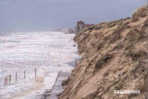 Tempête Ciara - Zuydcoote et la dune Dewulf (59) - Geodunes