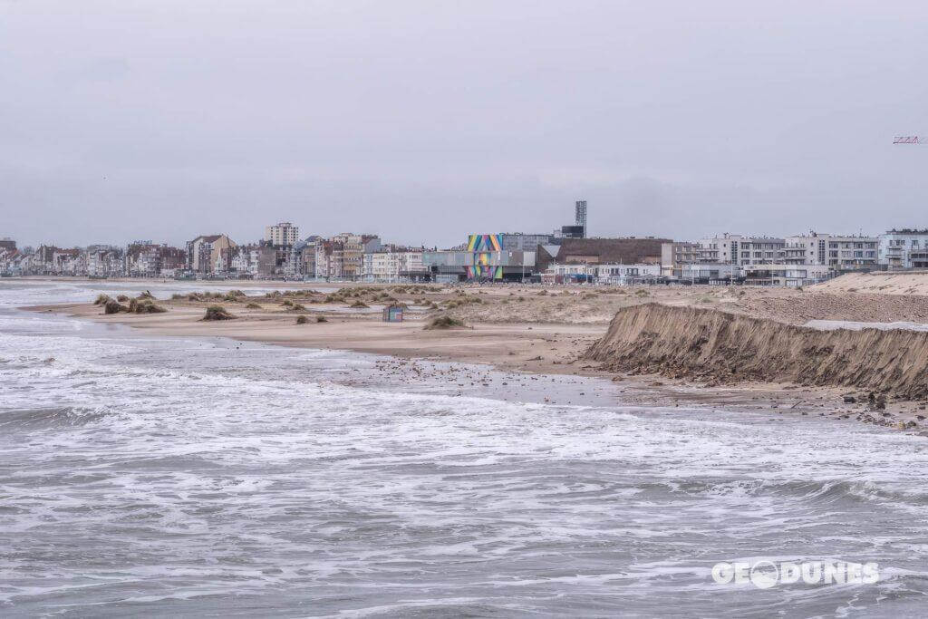 Tempête Ciara - La plage de la digue des Alliés, Dunkerque (59) - Geodunes