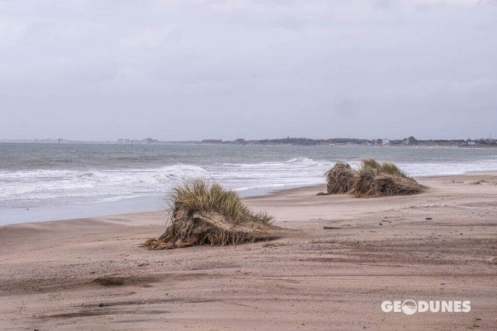 Tempête Ciara - La plage de la digue des Alliés, Dunkerque (59) - Geodunes