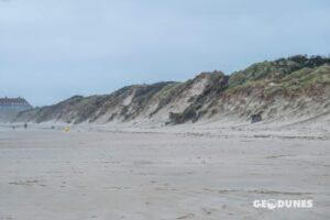 La dune Marchand intacte après le passage de la tempête Odette