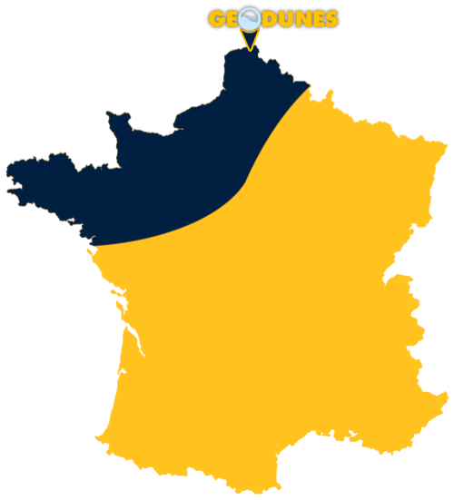 Basé à Dunkerque dans les Hauts de France, Géodunes peut intervenir sur tout le territoire national pour l’acquisition de données scientifiques. 