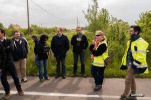 Christine Dobroniak explique la création d’un corridor écologique: le Barreau de St George