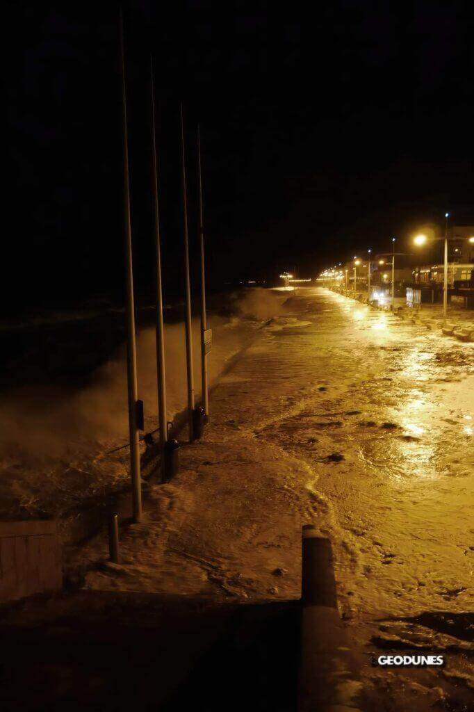 Digue de Malo submergée