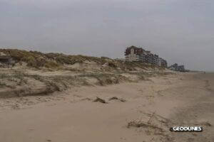 Micro falaises sur la dune du perroquet, Bray Dunes