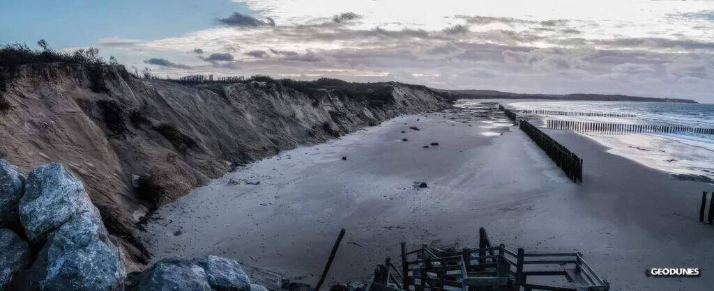 La dune d'Aval en Janvier 2015