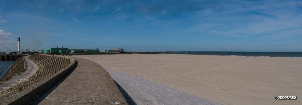 Rechargement de la digue des Alliés, dunkerque (59)