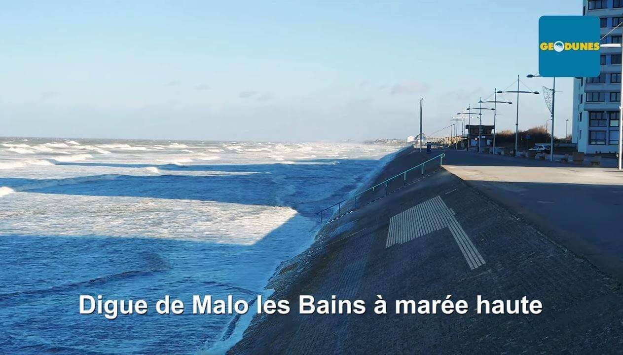 Tempête Fionn Dunkerque 17 janvier 2018