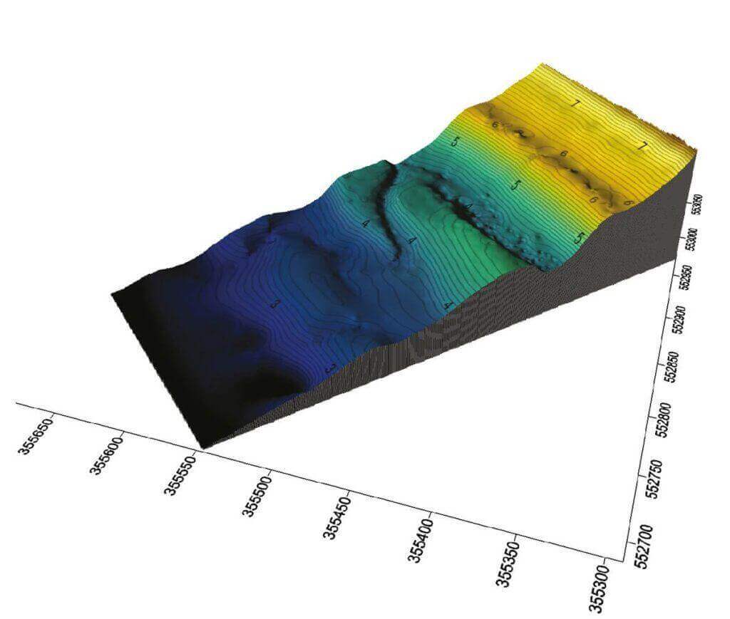 MNT 3D - Geodunes