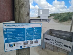 CoastSnap : 3e station installée au droit du camping du Perroquet, Bray-Dunes (59) 8 coastsnap-perroquet-geodunes