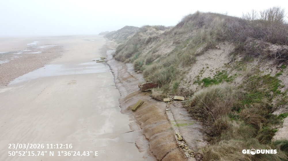 Mission : Suivi printannier 2026 des plages du PMCO 27 Geodunes Wissant 20260323 20