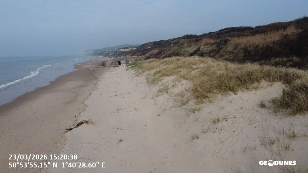 Mission : Suivi printannier 2026 des plages du PMCO 36 Geodunes Wissant 20260323 213