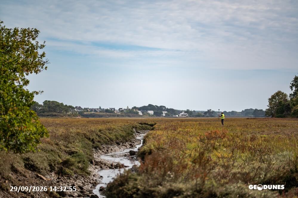 Renaturation du marais de Bilhic à Séné(56) : une campagne LiDAR et multispectrale pour le suivi des milieux littoraux 2 Geodunes 2026 09 29 20260929 13
