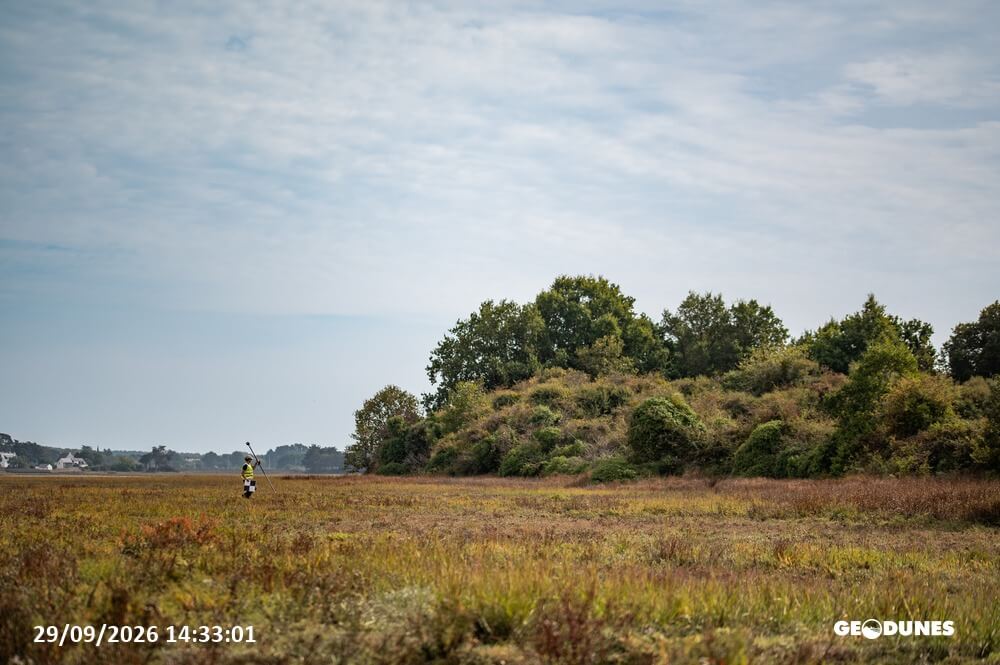 Renaturation du marais de Bilhic à Séné(56) : une campagne LiDAR et multispectrale pour le suivi des milieux littoraux 6 Geodunes 2026 09 29 20260929 14