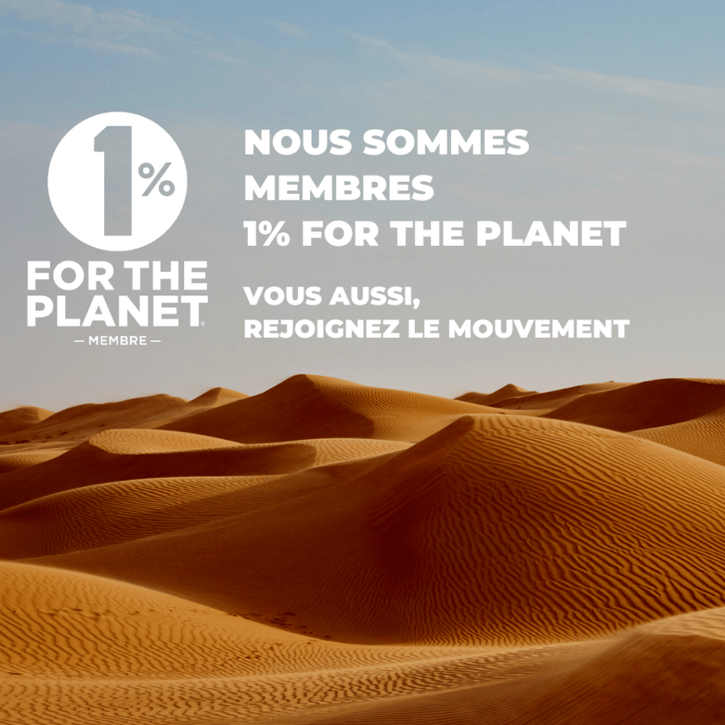 Géodunes rejoint le collectif 1% pour la planète 1 Rejoignez le mouvement 3